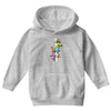 Pride Floral LGBT Colors Youth Hoodie