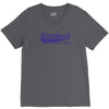scotland born and raised retro white &amp; navy international country V-Neck Tee