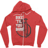 bike 'til you barf Zipper Hoodie