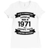 Premium Vintage 1971 Ladies Fitted T-Shirt