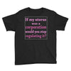 If My Uterus Youth Tee