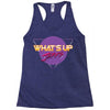 what's up jerks Racerback Tank