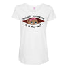 May Peeking Out Baby Girl Maternity Scoop Neck T-shirt