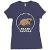 save the trash pandas Ladies Fitted T-Shirt