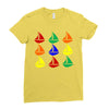 color ful Ladies Fitted T-Shirt