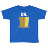 oh hay oh hey girl boy funny pun Toddler T-shirt