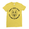 anonymous Ladies Fitted T-Shirt