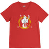 the grey V-Neck Tee