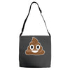 pile of poo Adjustable Strap Totes