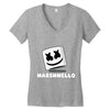 Marshmello Women's V-Neck T-Shirt