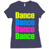 dance dance Ladies Fitted T-Shirt