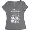 There's This Girl Who Stole My Heart She Calls Me Uncle Women's Triblend Scoop T-shirt