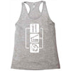 v2 eat sleep fish Racerback Tank