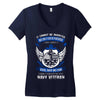 navy veteran 2 Women's V-Neck T-Shirt
