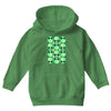 sad alien and daisy nineties grunge pattern Youth Hoodie