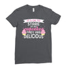 it' ok to stare at my cupcakes they are delicious Ladies Fitted T-Shirt