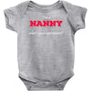 i'm a nanny what's your superpower Baby Bodysuit