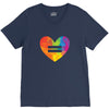 Rainbow Equality Heart V-Neck Tee