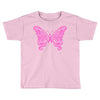 breast cancer butterfly Toddler T-shirt