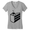 this shirt is a lie Women's V-Neck T-Shirt