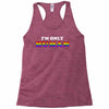 I'm Only Human Racerback Tank