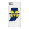Indiana for Michigan - Limited edition iPhone 7 Case