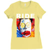 ride going blank again rock music band Ladies Fitted T-Shirt