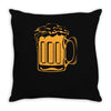iowa city beer Throw Pillow