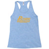 polymer records, ideal gift or birthday present funny Racerback Tank