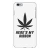 Support Melanoma Cancer Awareness With A Black Cannabis Leaf iPhone 6/6s Plus Case