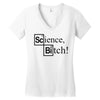 science bitch (2) Women's V-Neck T-Shirt
