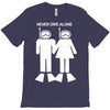 never dive alone scuba diving T-Shirt