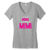 Only The Best Moms Get Promoted To Mimi Women's V-Neck T-Shirt