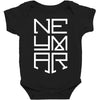 neyma white logo Baby Bodysuit