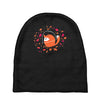 happy space fox   porky roebuck Baby Beanies