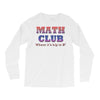 math club hippie hipster Long Sleeve Shirts