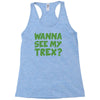 wanna see my t rex Racerback Tank