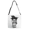 ball so hard dragonball Adjustable Strap Totes