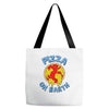 pizza on earth Tote Bags