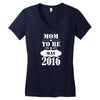 Mom To Be May 2016 Women's V-Neck T-Shirt