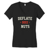 deflate deez nuts Women's V-Neck T-Shirt