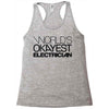 worlds okayest electrician Racerback Tank