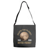 pluto the planet never forget Adjustable Strap Totes