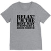 relax! i'm the best man V-Neck Tee
