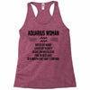 Aquarius Woman Racerback Tank