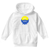 bearded smiley face Youth Hoodie
