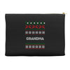 ugly christmas grandma Accessory Pouches