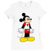 mickey with canada Ladies Fitted T-Shirt