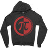pi day logo Zipper Hoodie