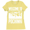 welcome to pochinki Ladies Fitted T-Shirt